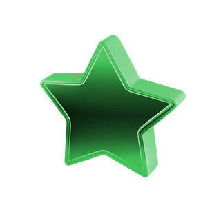 Star rating icon showing user trust for a crypto platform